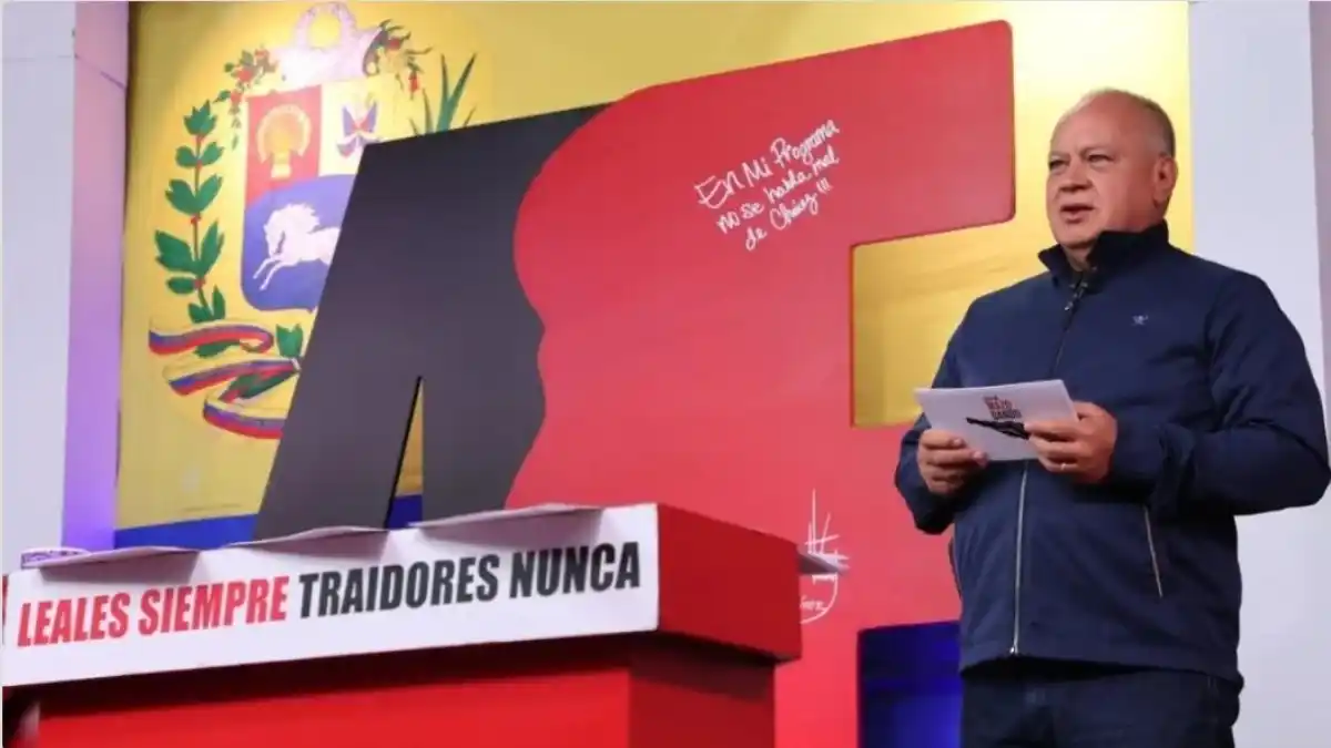Diosdado Cabello afirma que a EE.UU. se le agotó la narrativa: no ha enviado al país ningún miembro del Tren de Aragua