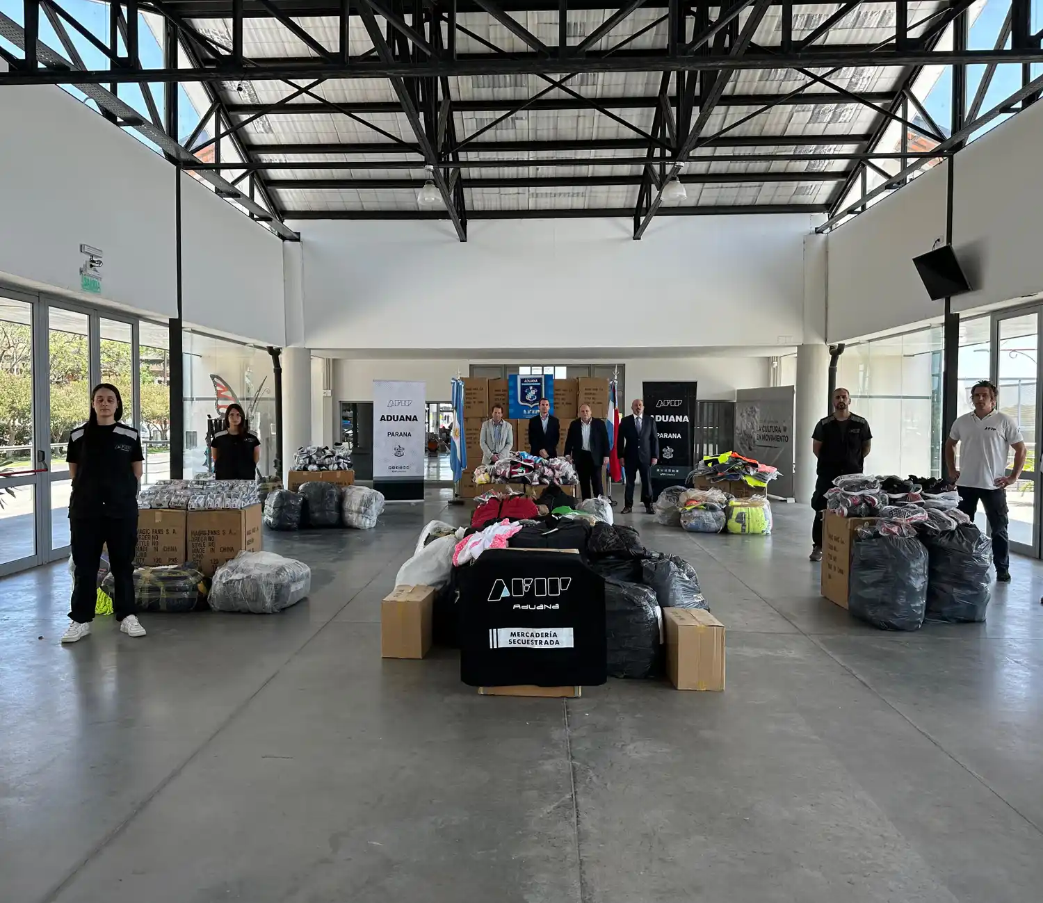 La Aduana entregó en Entre Ríos donaciones valuadas en más de $23 millones