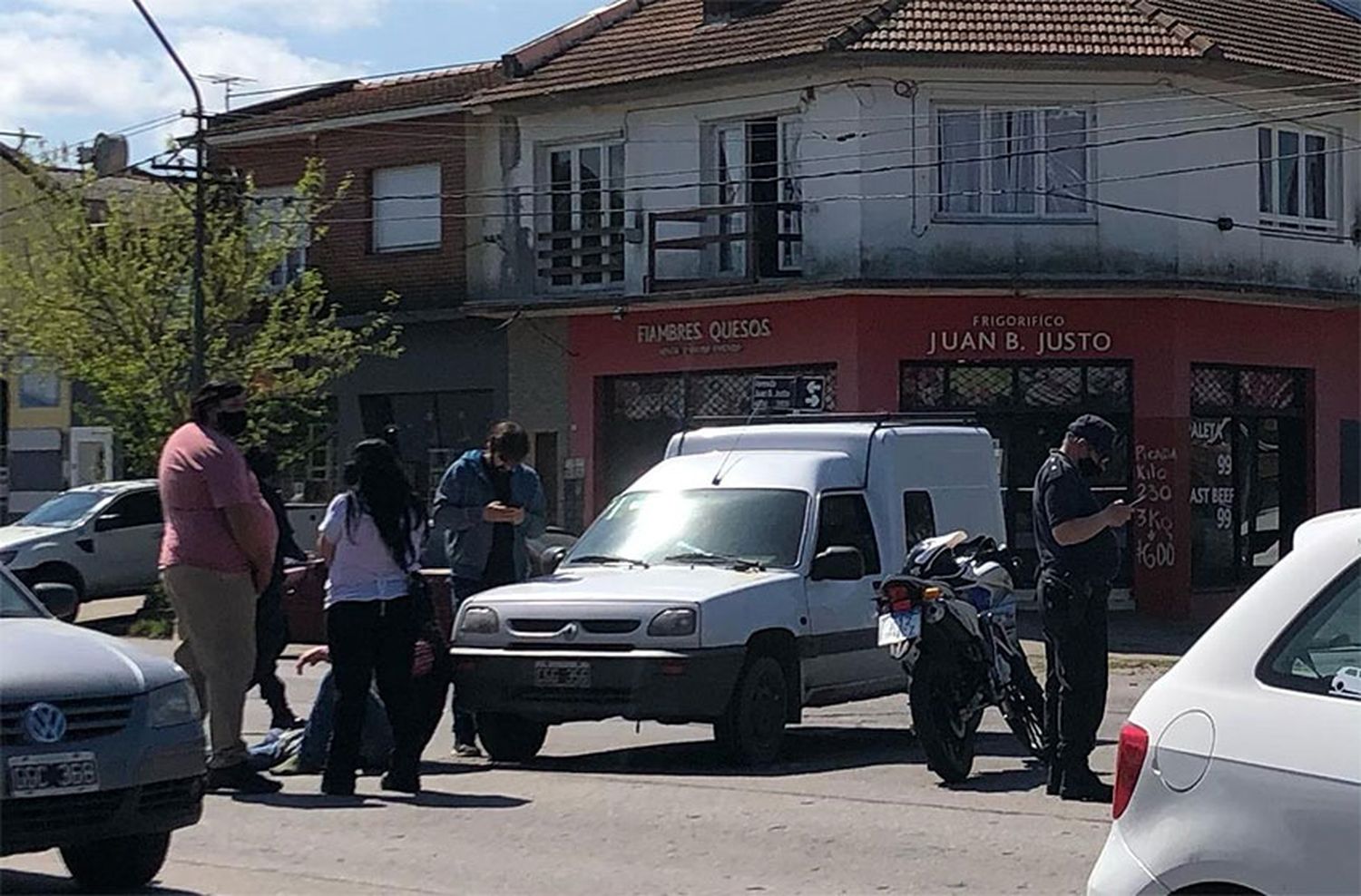 Otra moto protagonizó un accidente en Mar del Plata