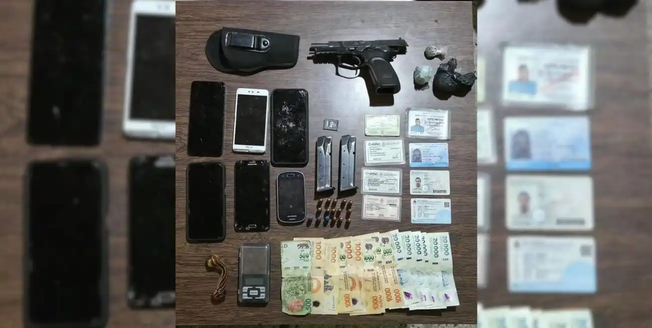 Detuvieron a un empleado penitenciario en la región por violencia de género, con un arma y drogas