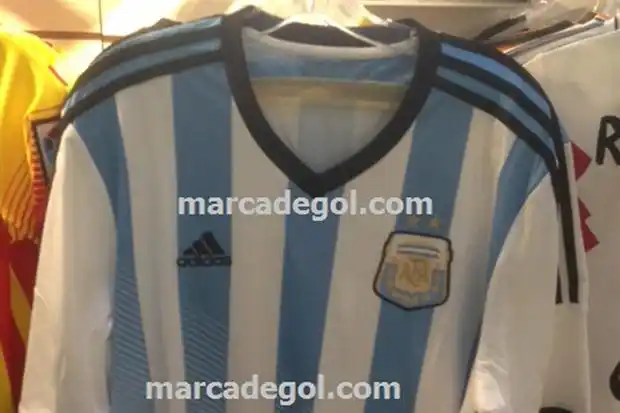 ¿La camiseta de la selección para el Mundial de Brasil 2014?