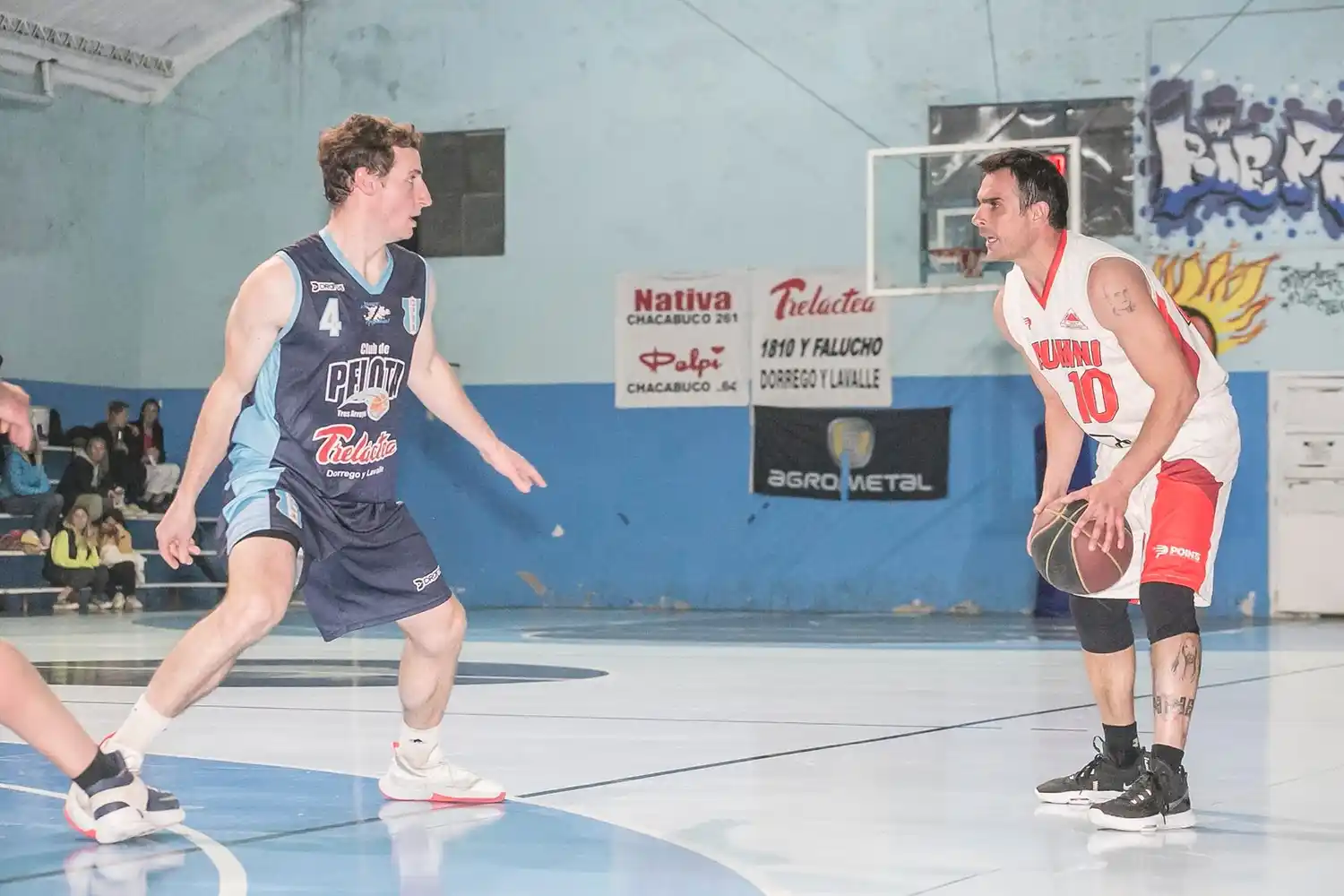 Hartstock fue el goleador del juego. (Foto de La Voz del Pueblo).