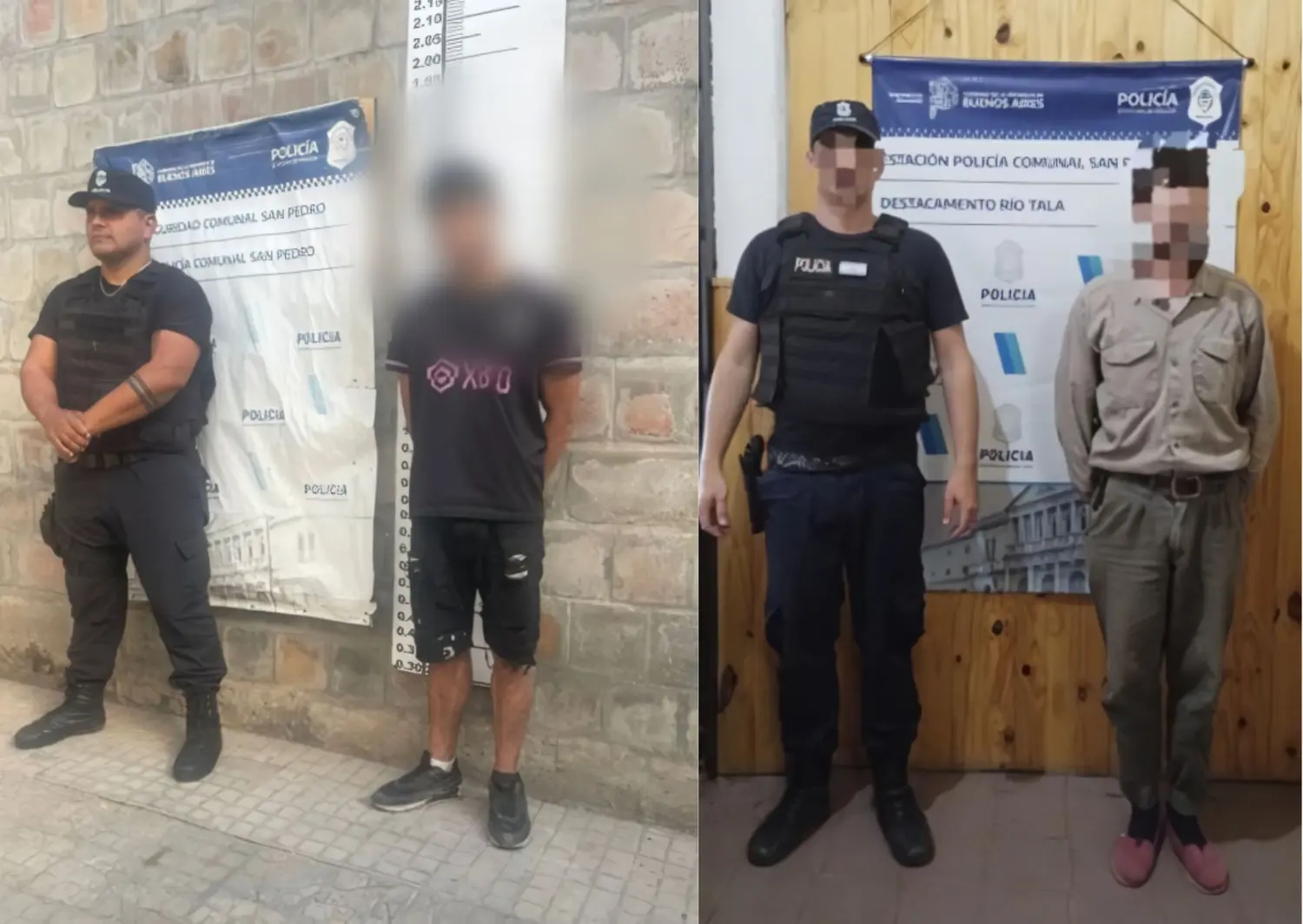 Ambos hechos tuvieron lugar este martes en horas de la tarde.