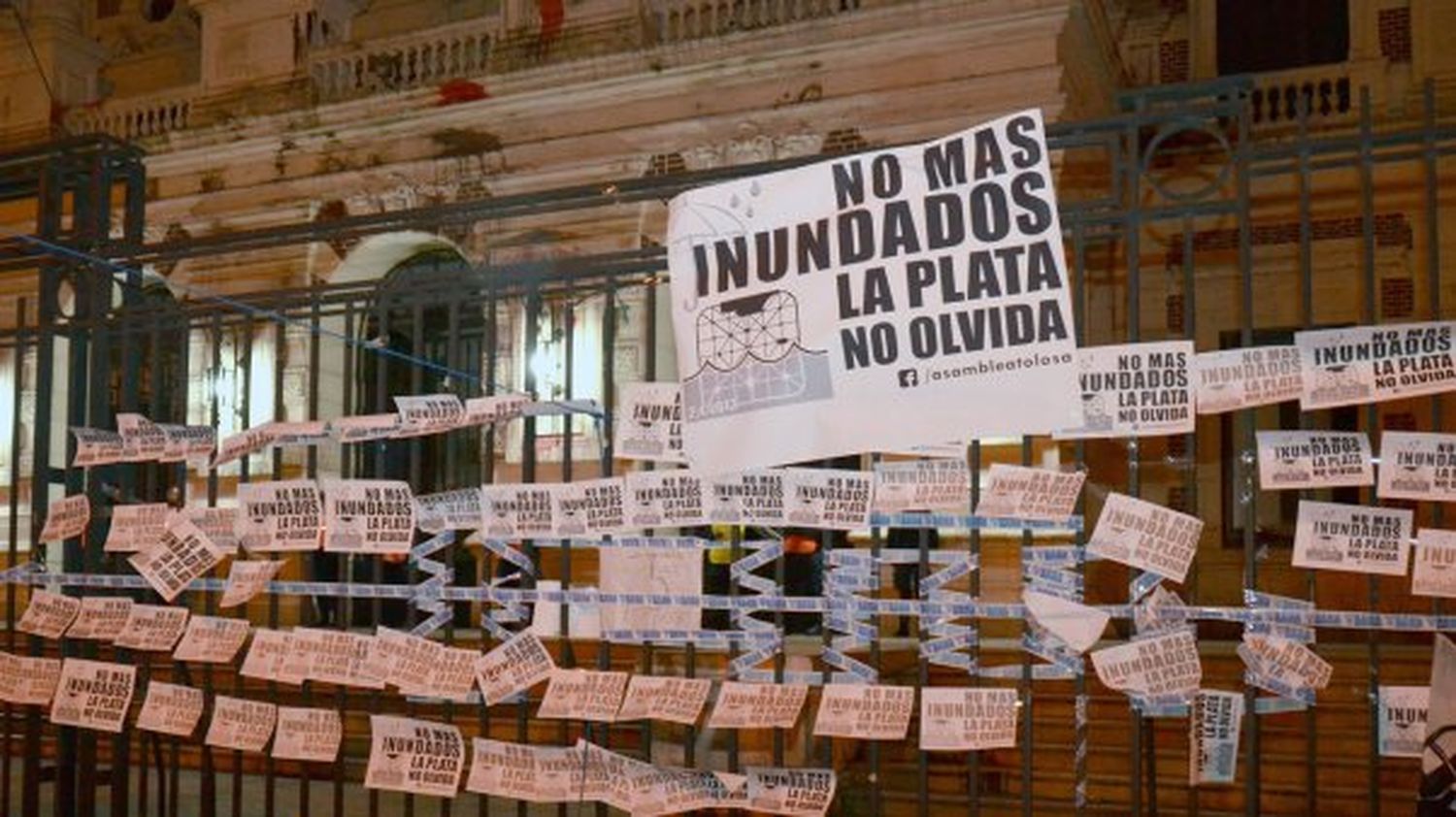 Temporal en La Plata: Acto a 10 meses de la trágica inundación