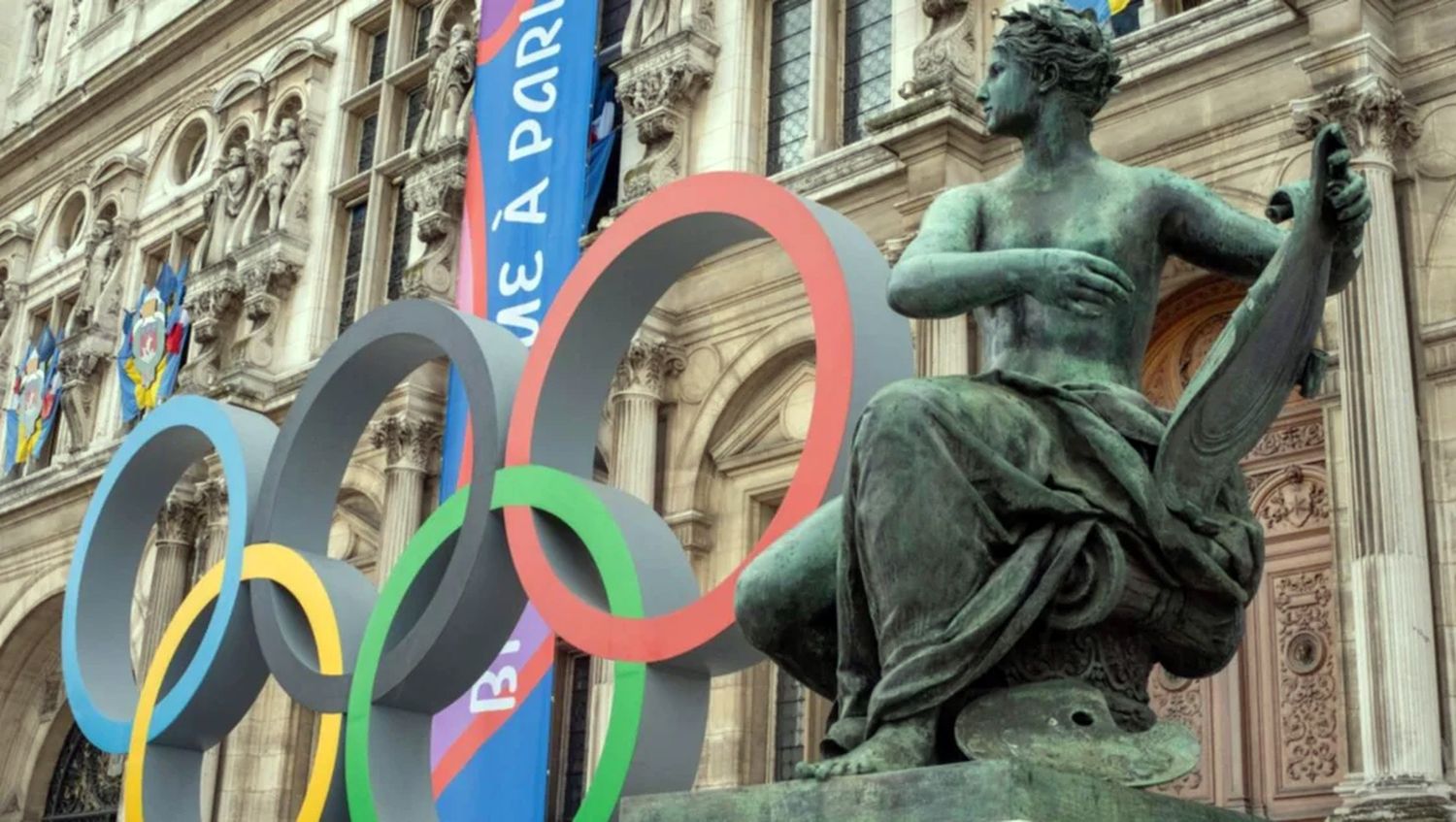 París ya luce vestimenta olímpica en todos sus rincones. Foto: Le Monde