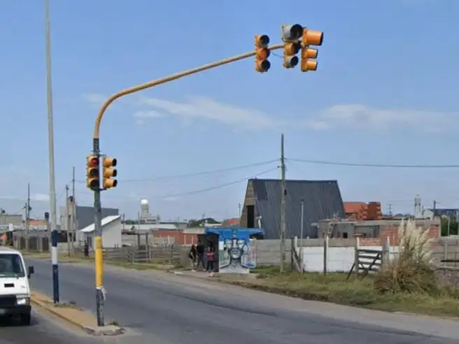 Imágenes del semáforo tomadas por los vecinos