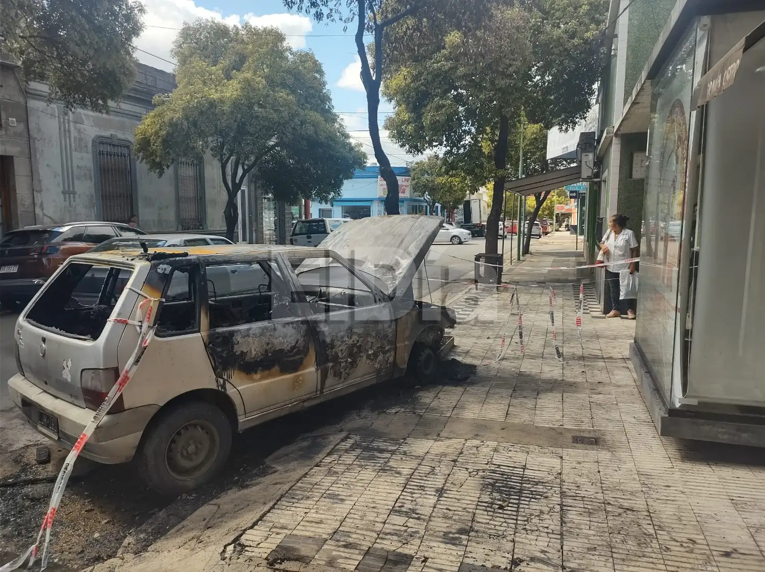 "Nos salvó el árbol, sino chocaba contra la casa y se nos incendiaba"