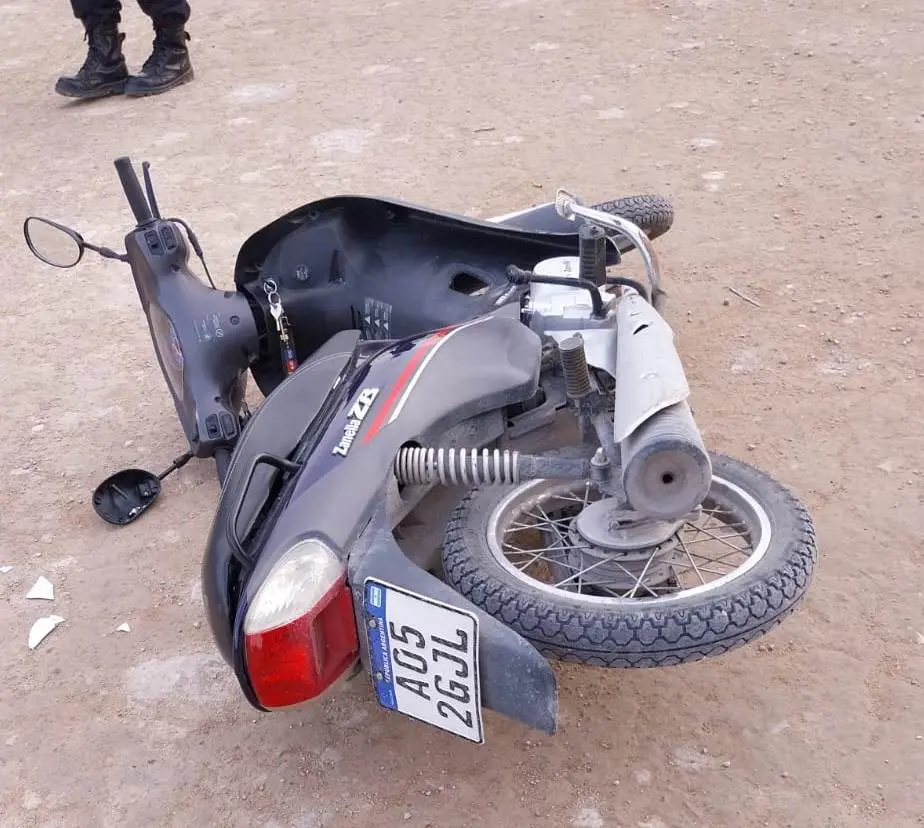 En dos días hubo dos accidentes de motos y una mujer fracturada