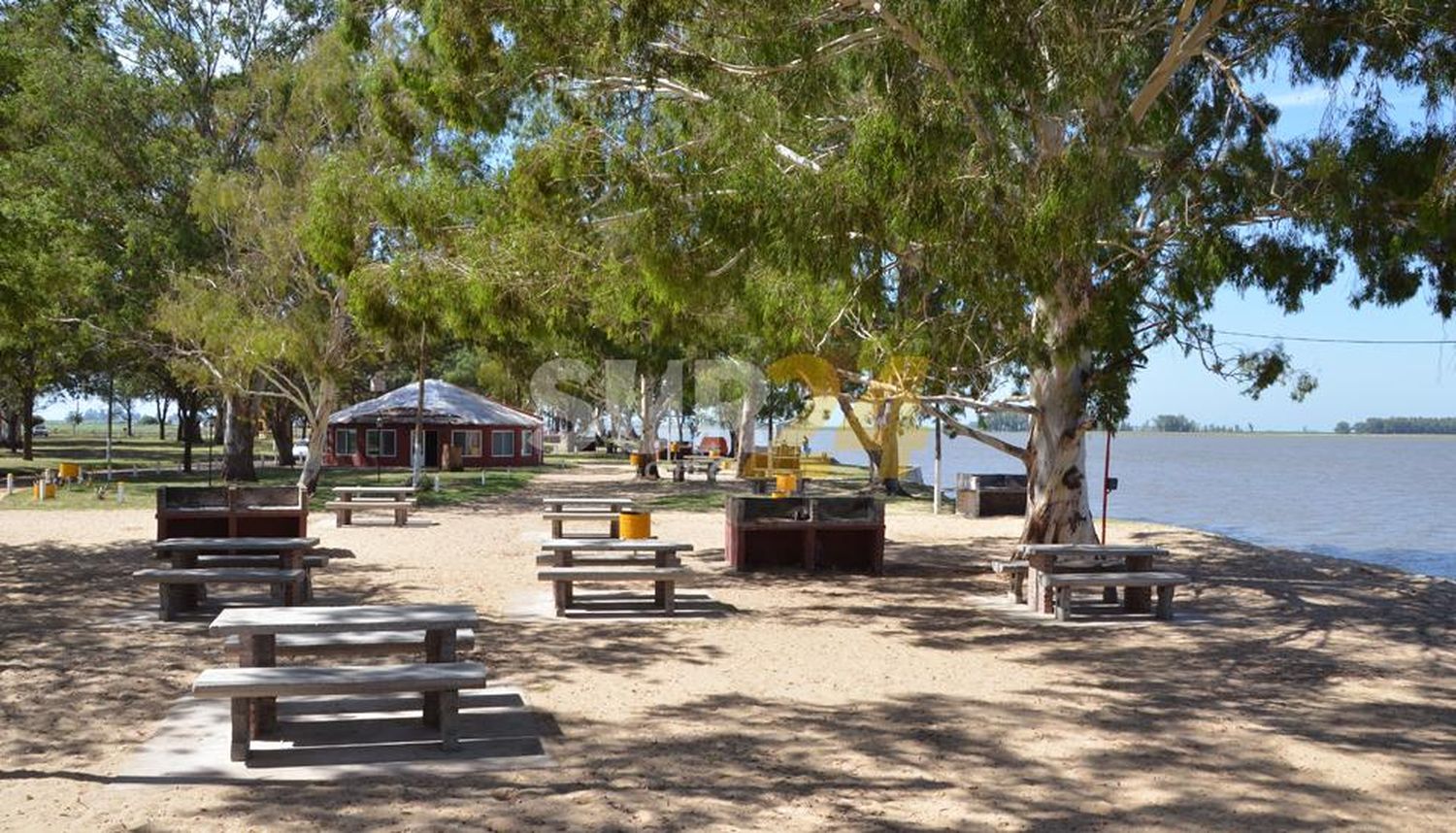 Villa Cañás: preocupa la escasez de lluvias y la bajante de la laguna