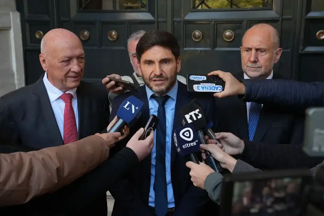 El Gobernador de Santa Fe, Maxi Pullaro.