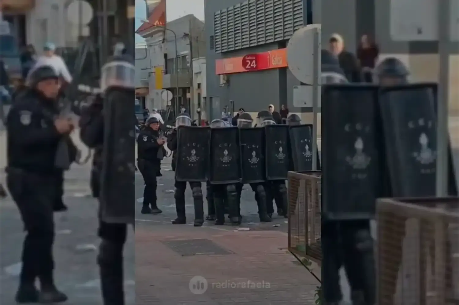 Disturbios en el centro: “Por culpa de unos pocos, se empañó un festejo familiar”