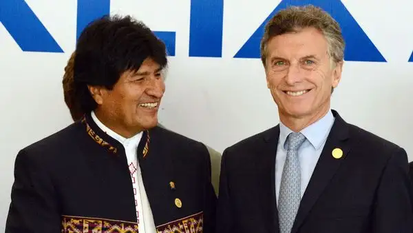 Evo Morales le confirmó a Macri que vendrá a la Argentina