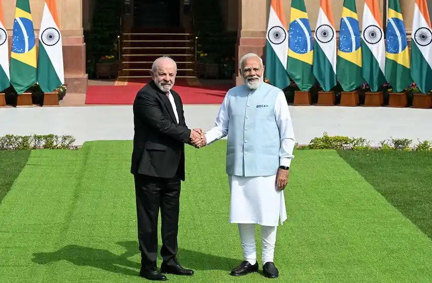 El primer ministro indio, Narendra Modi, y el presidente brasileño, Luiz Inácio Lula da Silva, firmaron un importante acuerdo.