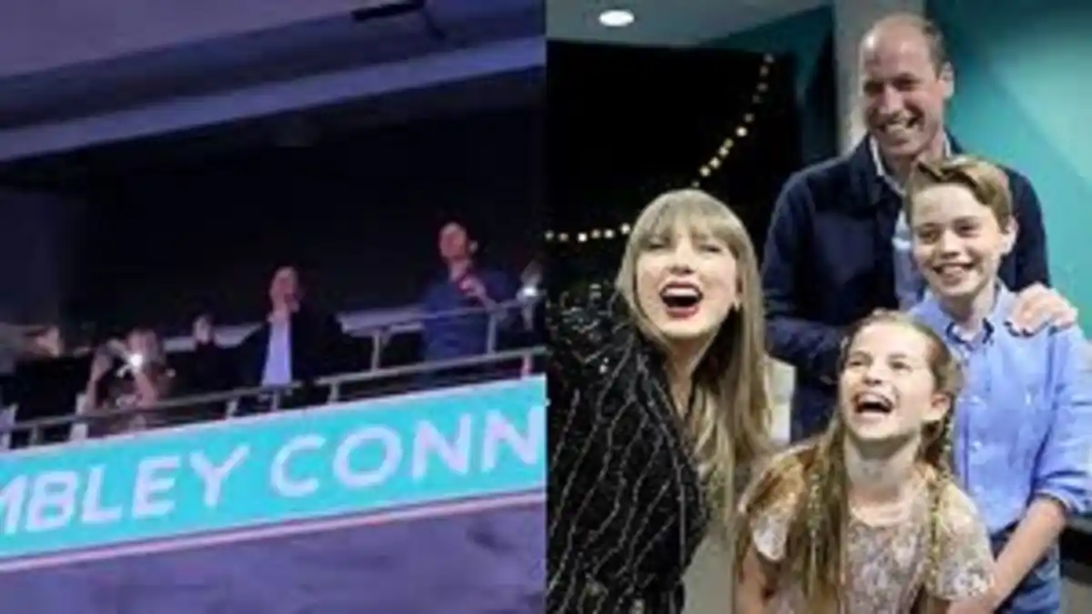 ¡»Shake it Off»! El príncipe William y sus hijos gozaron el concierto de Taylor Swift en Londres
