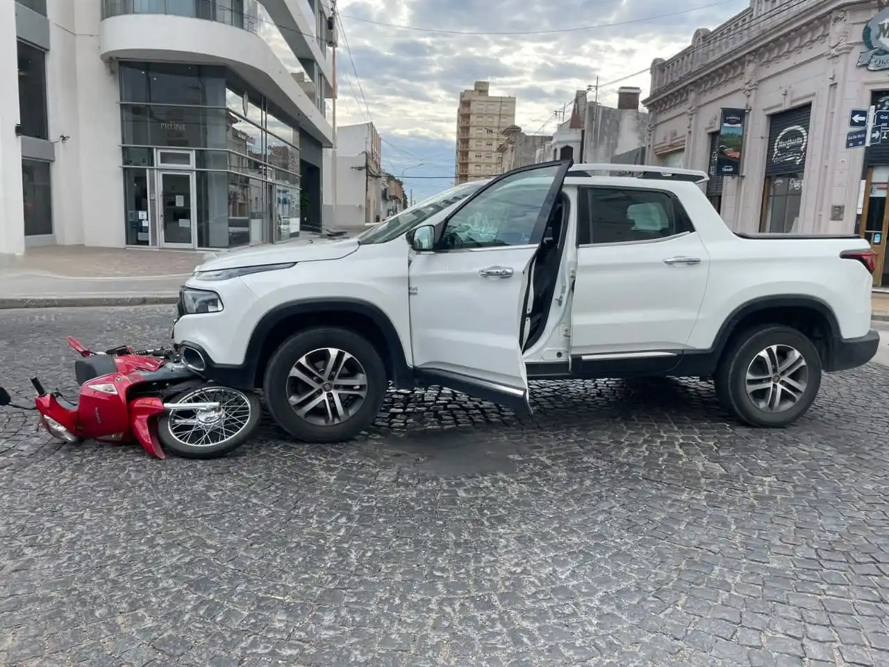 El hecho ocurrió alrededor de las 9 horas de este martes.