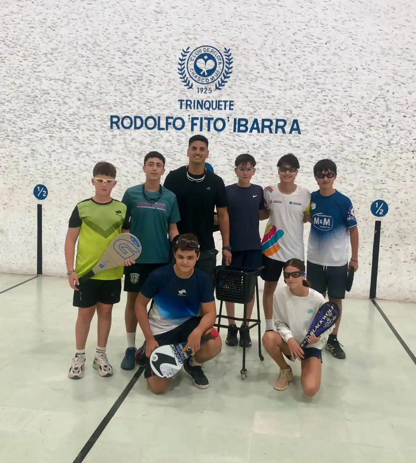 Con gran convocatoria, inició la temporada de la Escuela de Paleta del Club de Pelota Chascomús