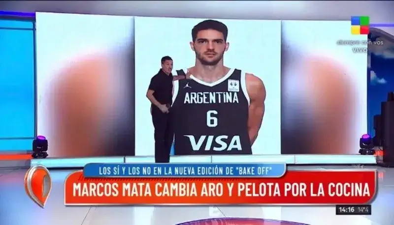 Marcos Mata sería uno de los convocados para "Bake Off". (Foto: Captura América TV).
