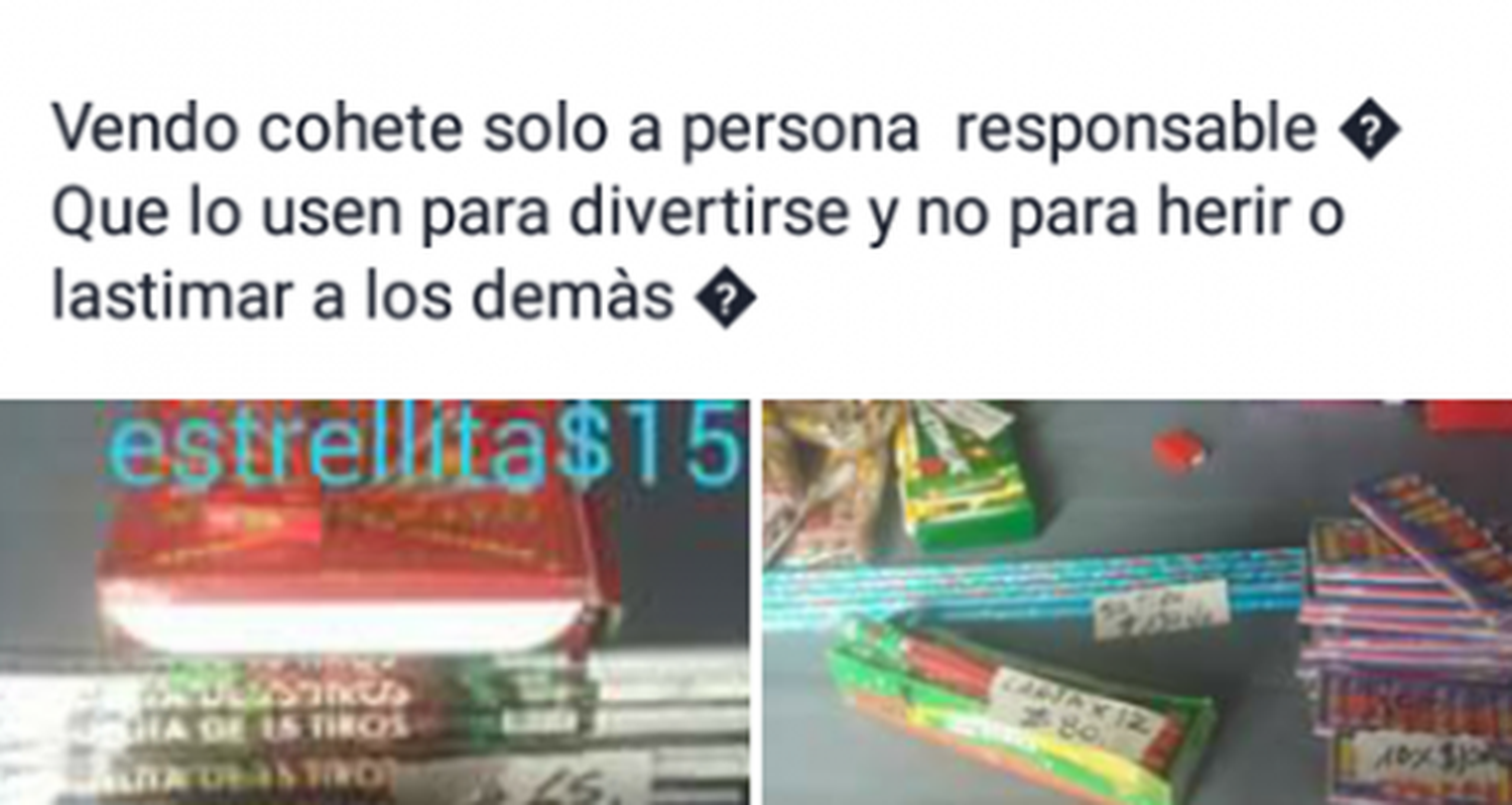 Venden pirotecnia y piden “disculpas”