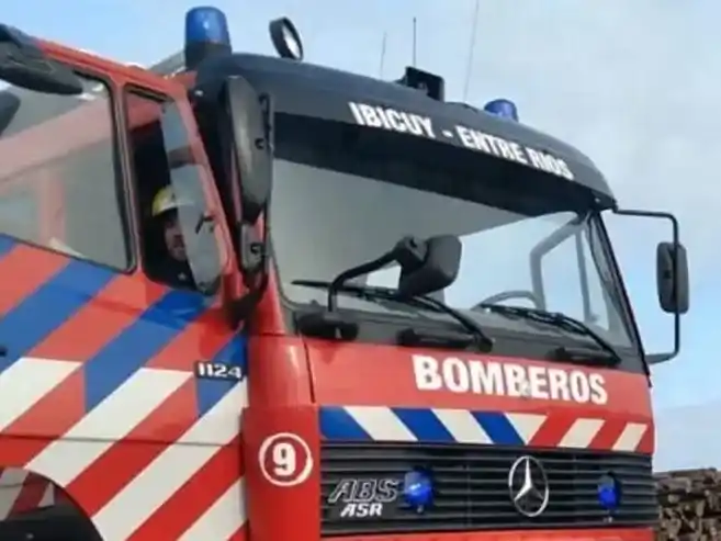 Dos heridos tras el vuelco de un camión en el sur entrerriano