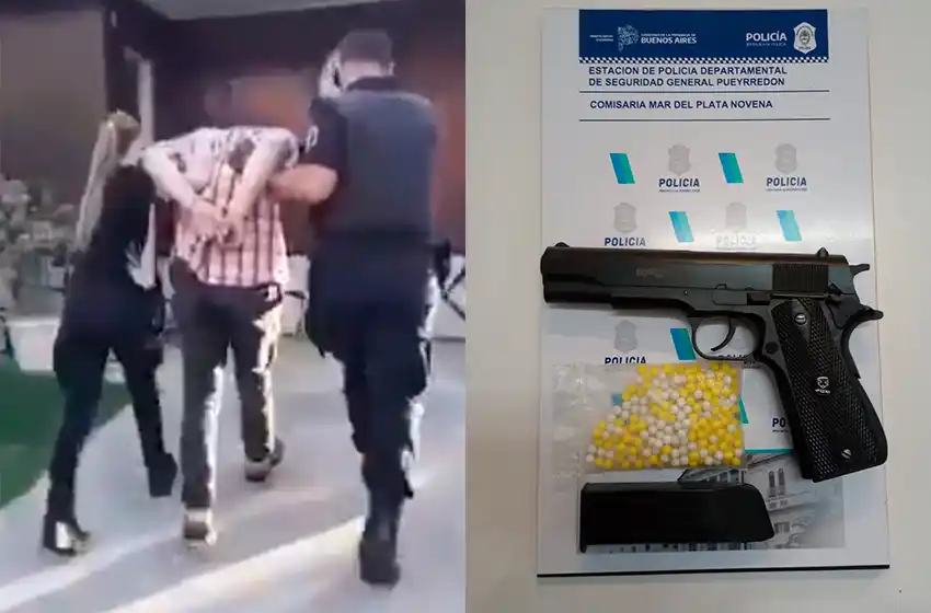 Pelea entre remiseros: uno de ellos mostró una pistola y terminó detenido