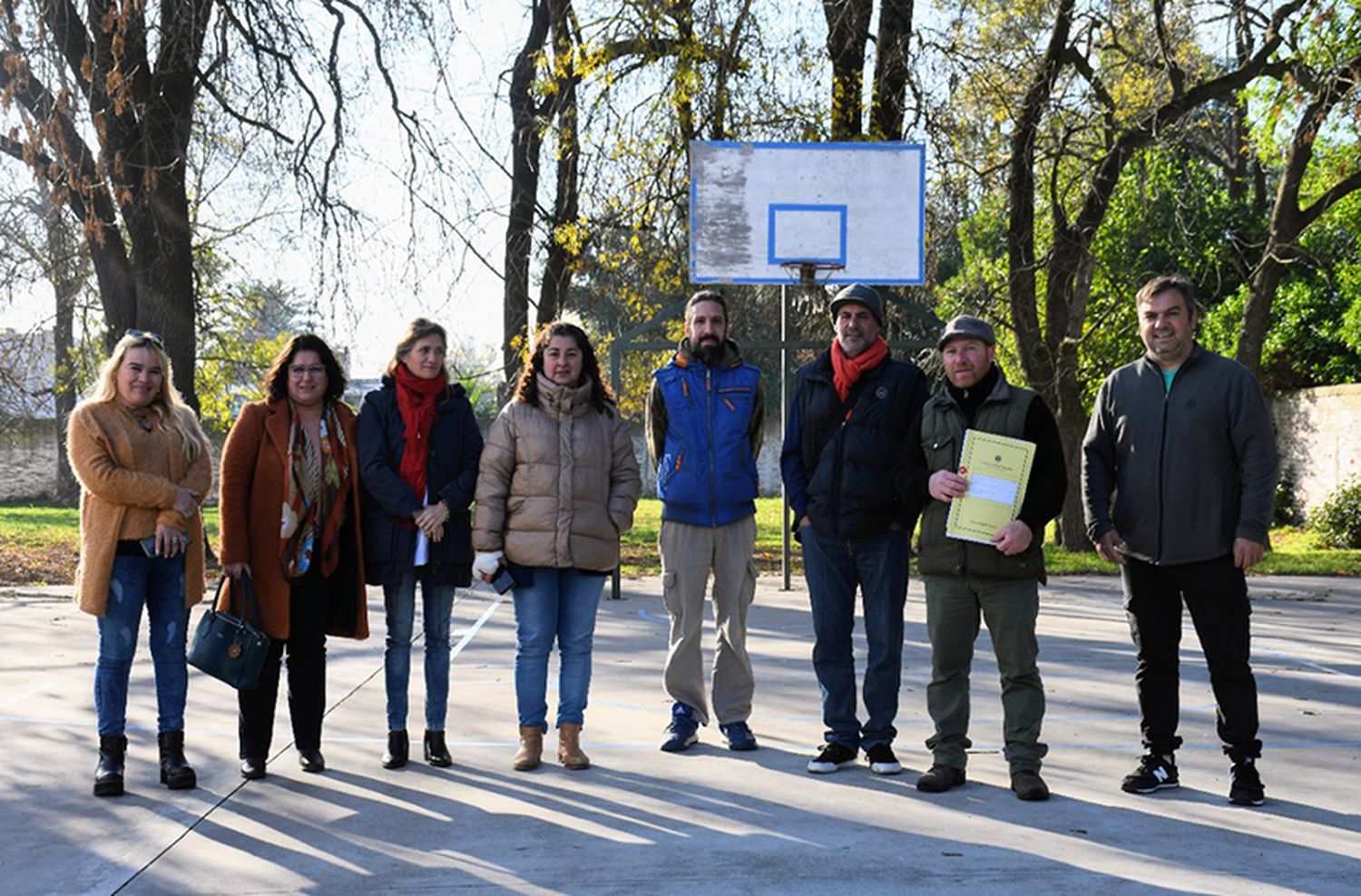 Se llevará adelante la obra de techado de playón en la Escuela Primaria N° 1 de Coronel Vidal