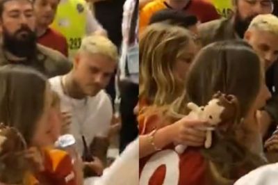 En un confuso altercado, Mauro Icardi agredió a un hincha del Galatasaray