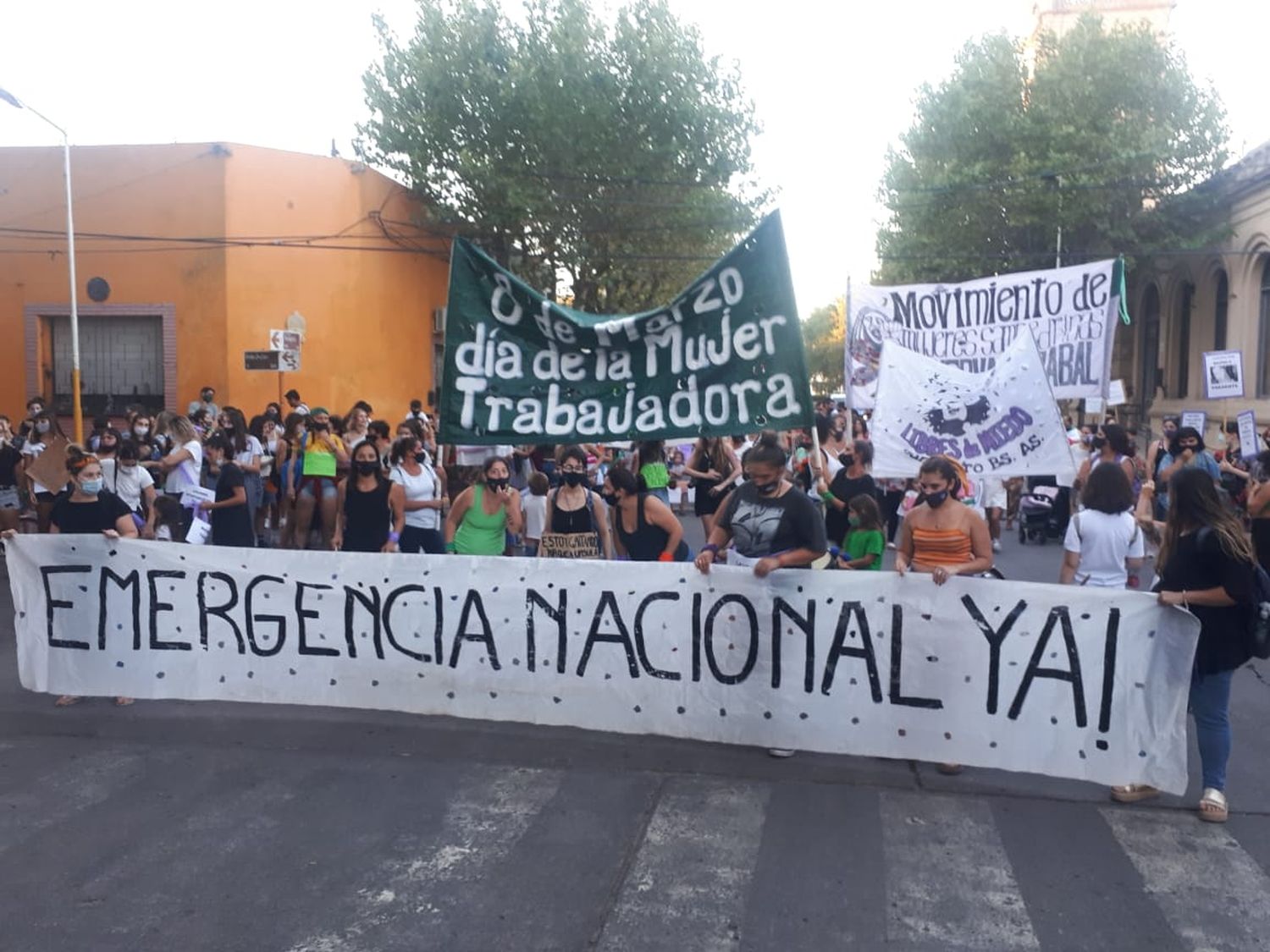 #8M: la Multisectorial Feminista reclamó “una Justicia con perspectiva de género” tras la marcha a Fiscalía