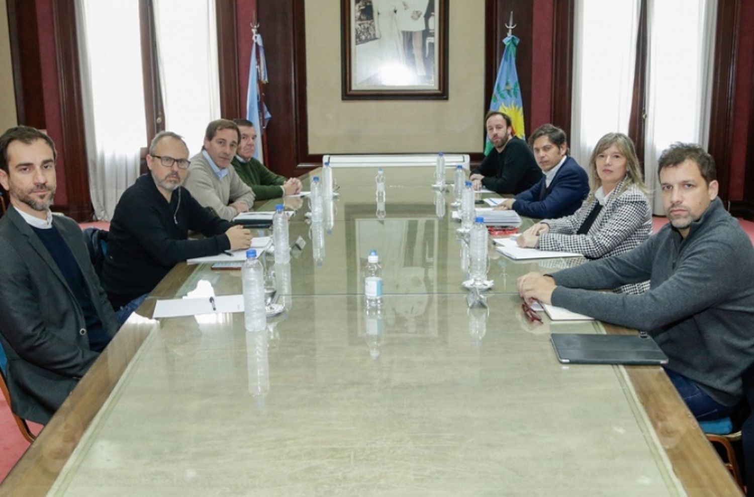 Kicillof recibió a los intendentes bonaerenses del PRO