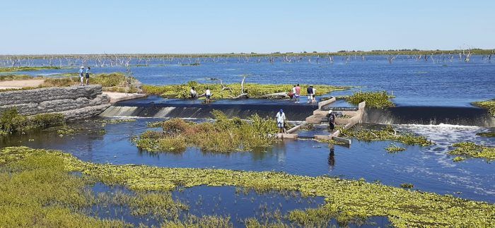 El agua de los desbordes del Pilcomayo ya sobrepasó  Posta Cambio Zalazar