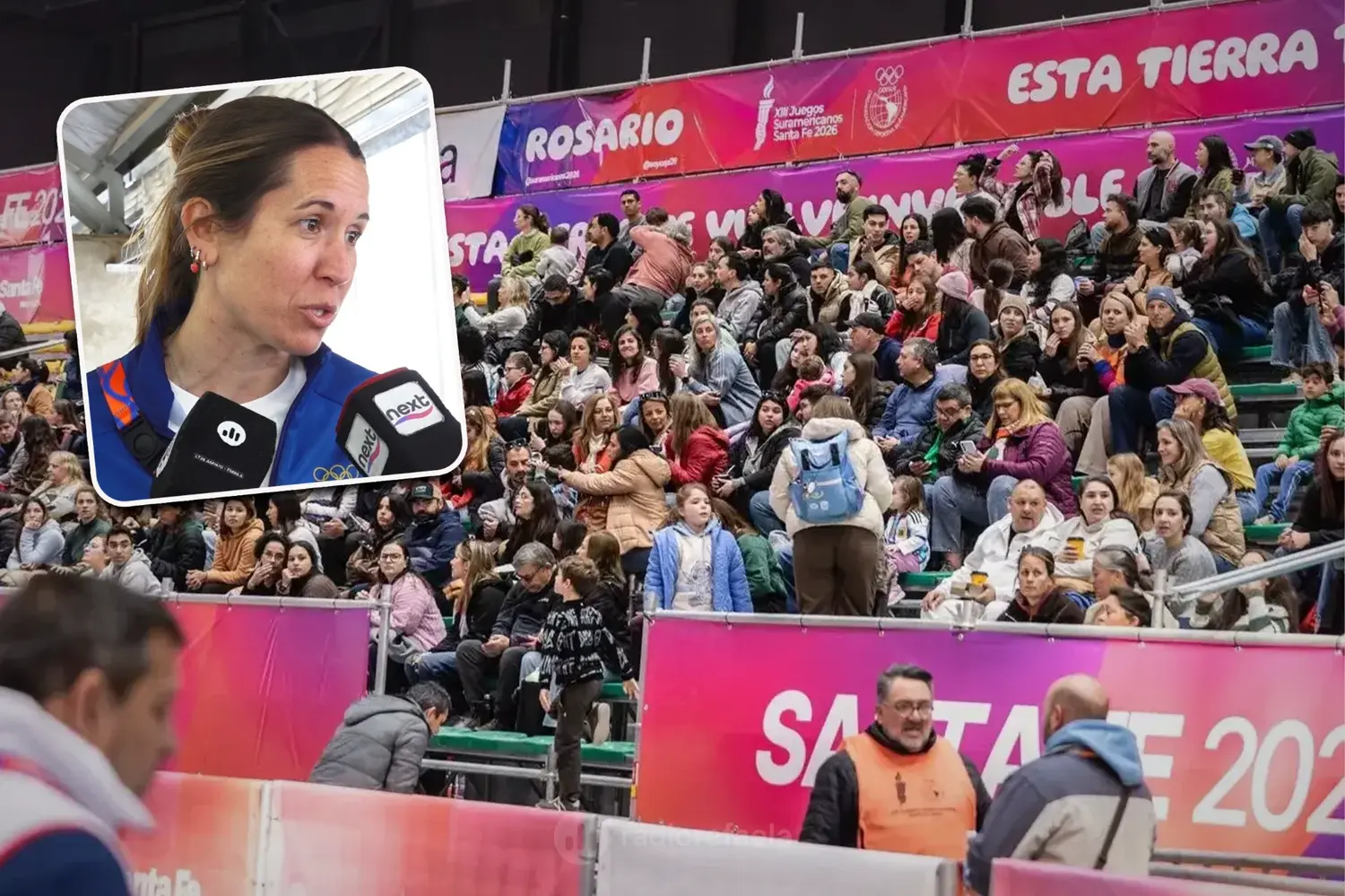 Daniela Sruoga | ENARD - Ente Nacional de Alto Rendimiento Deportivo acompañando los juegos suramericanos