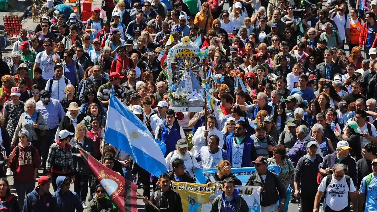 La partida oficial será el sábado a las 10, cuando la imagen peregrina de Nuestra Señora de Luján salga desde el Santuario de San Cayetano.