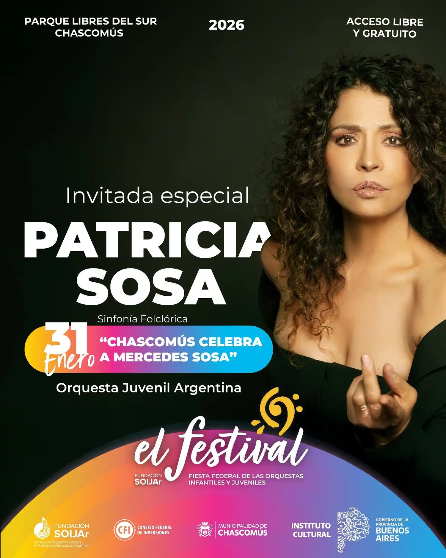 El Parque de los Libres del Sur concentrará propuestas culturales y recreativas durante “El Festival”