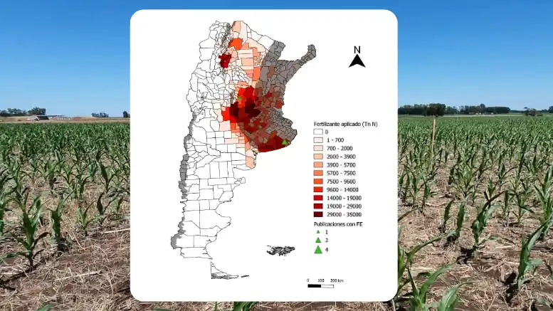 Un mapa inédito muestra dónde se emite el gas más potente del agro