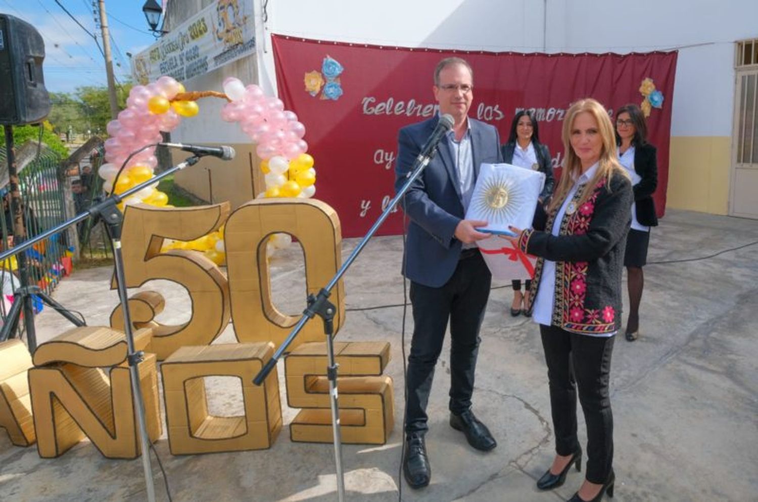 Adepa participó en la celebración de las bodas de oro de la escuela Mariano Moreno de Salta