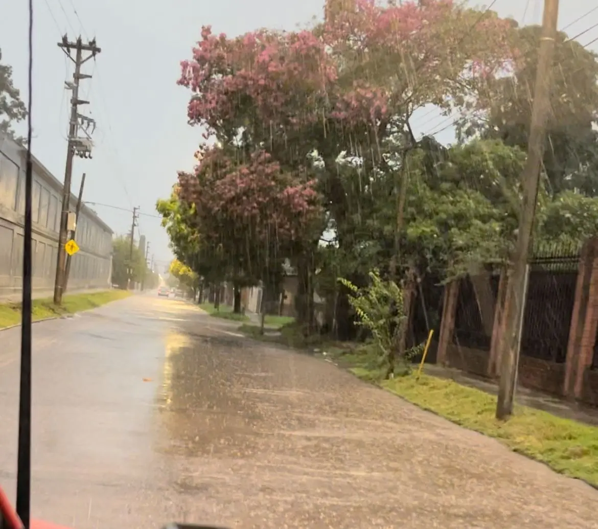 Imagen de la tormenta este jueves 14 de marzo