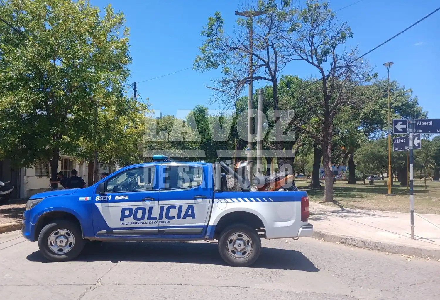 El hecho ocurrió en calle J.J Paso.
