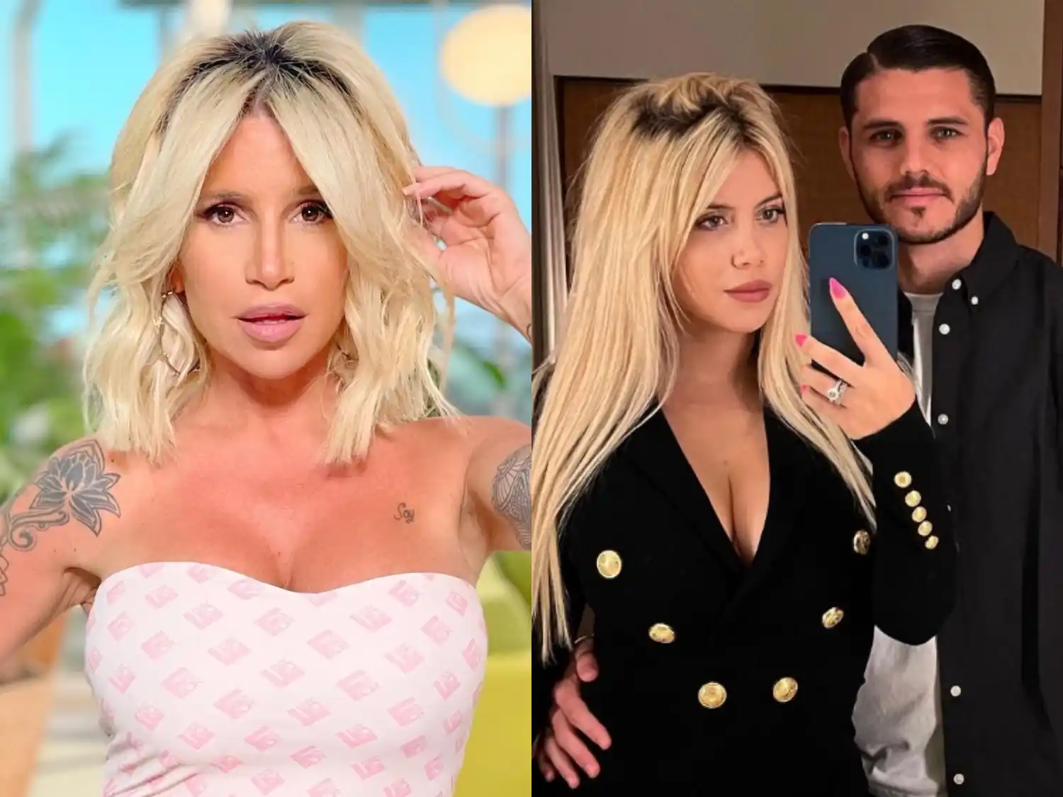 Escándalo: Florencia Peña fulminó a Wanda Nara y Mauro Icardi