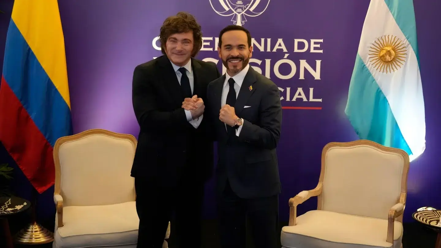 El Gobierno de Javier Milei contactó a funcionarios de Abelardo De la Espriella para coordinar el posible envío de ayuda humanitaria tras el terremoto que afectó a Colombia. (Foto: Presidencia)