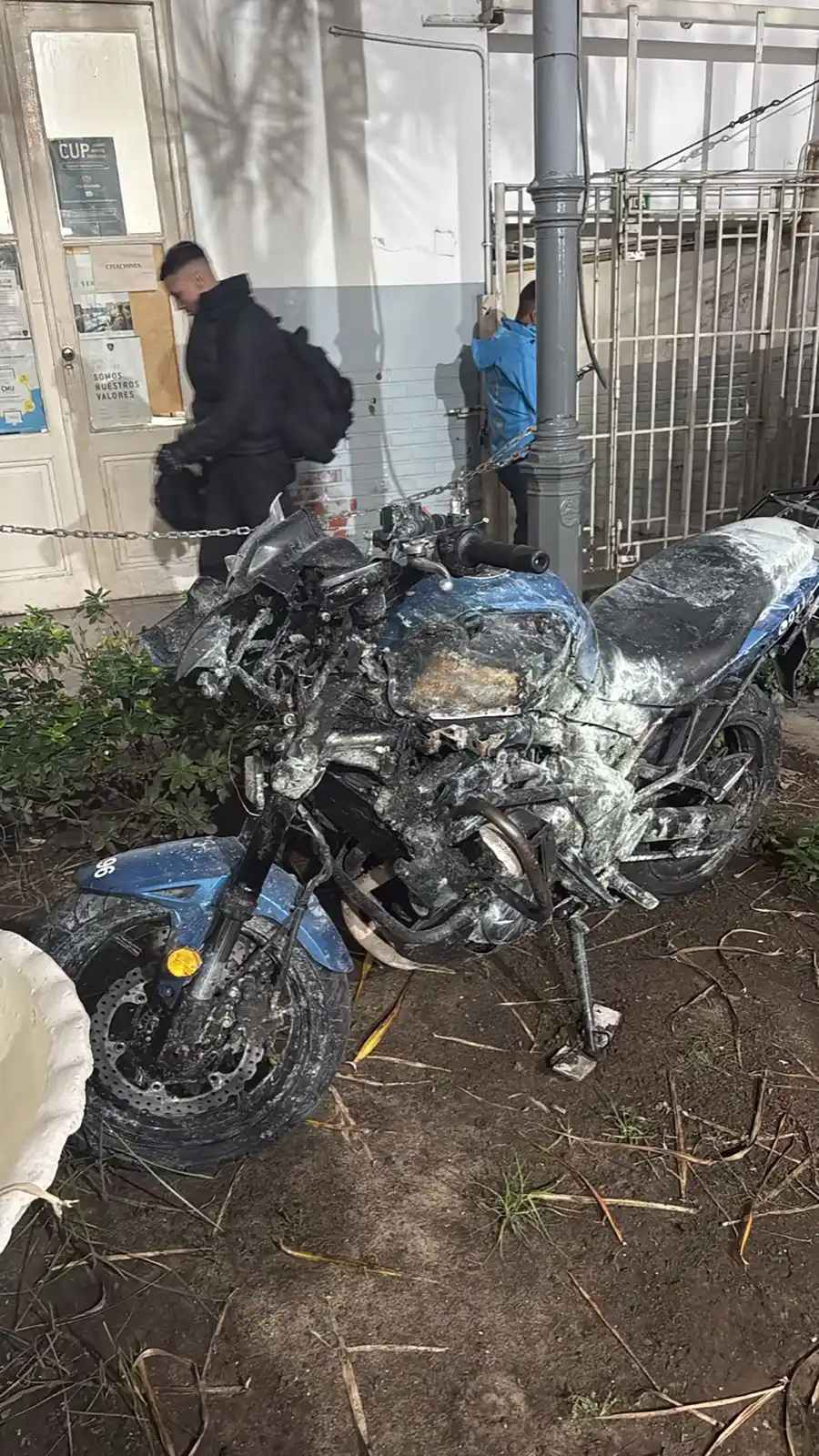 Vandalismo en la marcha de los barras bravas.