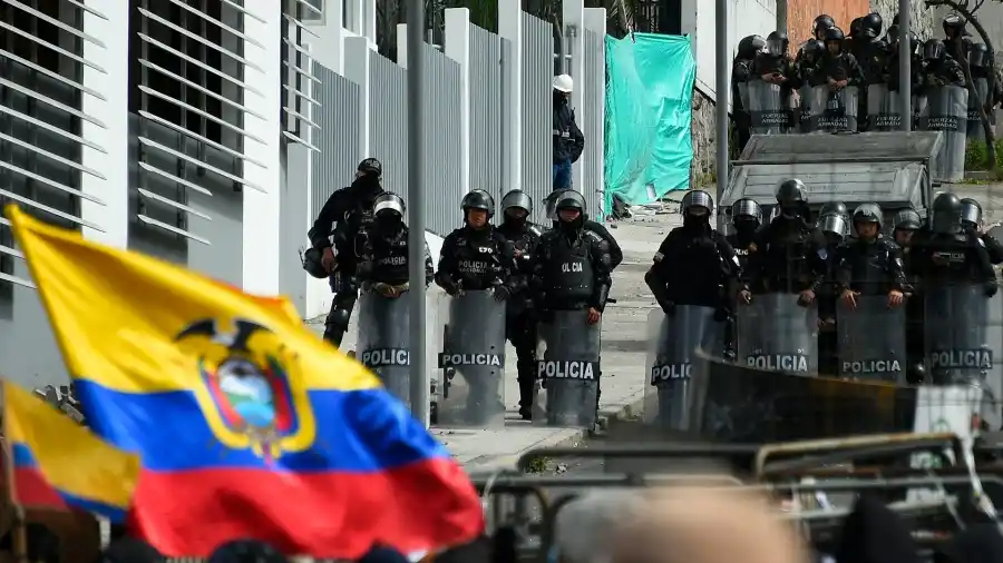 La tensión sigue creciendo en Ecuador.