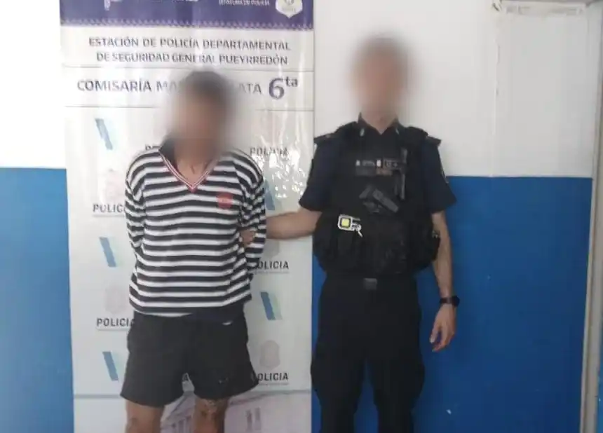 Durante el procedimiento policial, el sujeto amenazó de muerte al propietario del inmueble que había violentado.