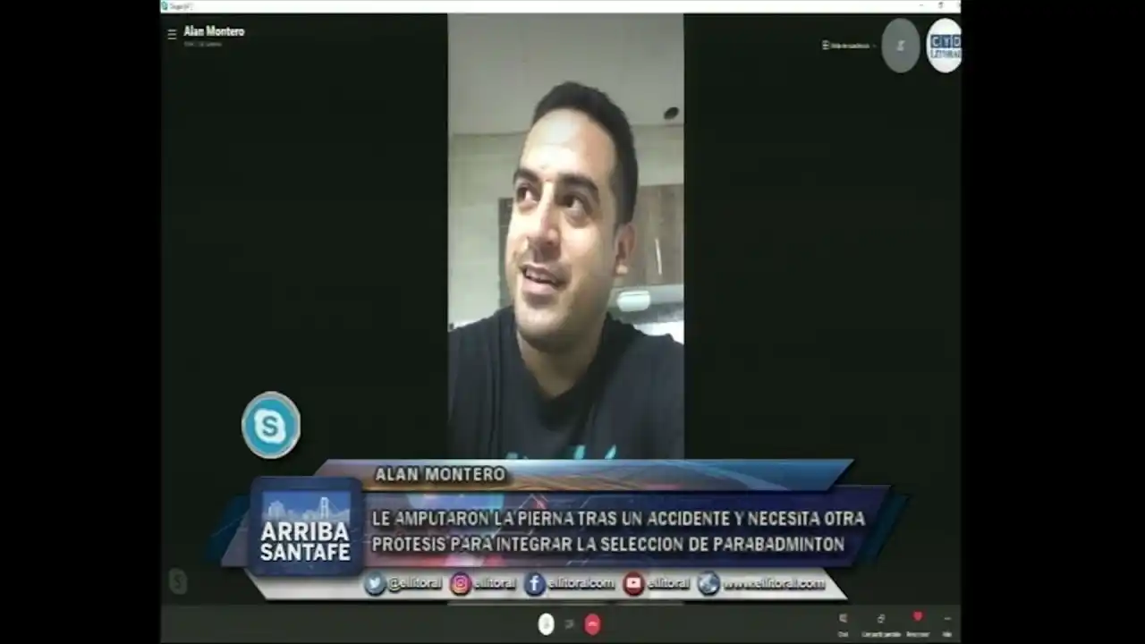 Alan necesita otra prótesis para integrar la Selección de Parabadminton