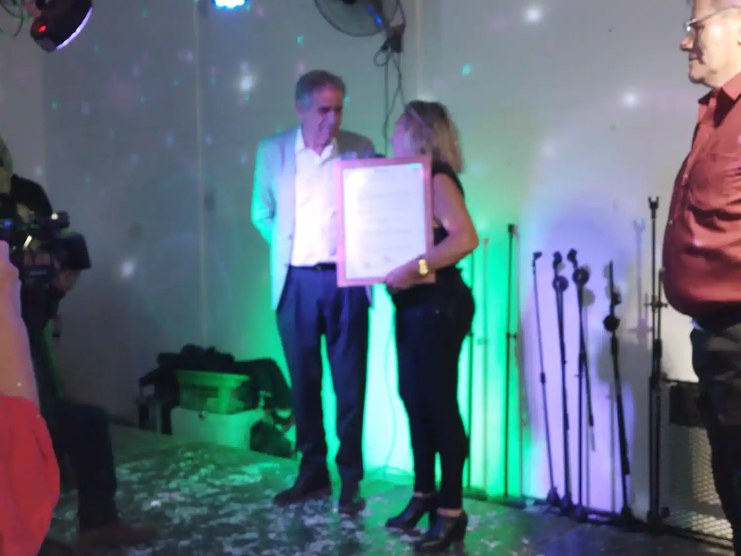 Panchi Cosso en una noche plena de emociones.