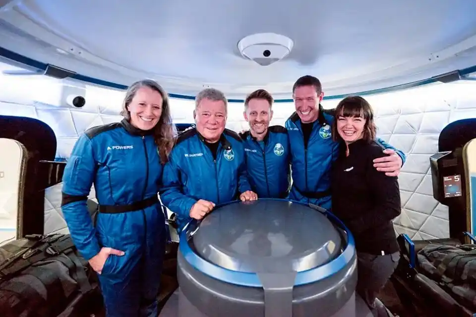El Capitán Kirk de Star Trek llegó al espacio: qué dijo al regresar a la Tierra