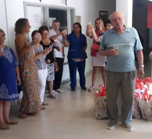Brindis de fin de año Hospital Perú