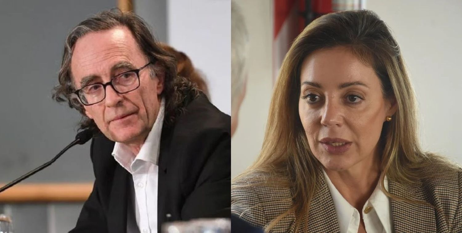 Osvaldo Giordano, titular de la ANSES, y la secretaria de Mineria, Flavia Royón.