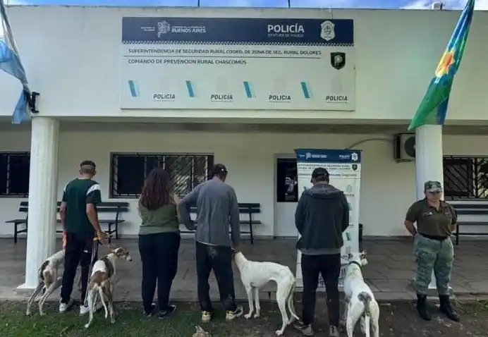 Operativo contra la caza ilegal: personal del CPR Chascomús intervino en un establecimiento rural