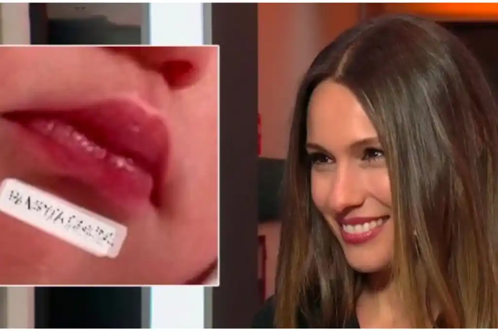Pampita mostró la cara de Ana