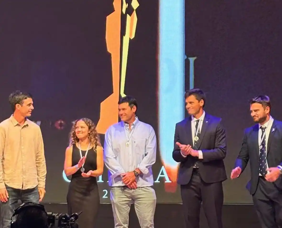 El Olimpia de plata en yachting se lo quedaron Eugenia Bosco y Mateo Majdalani.