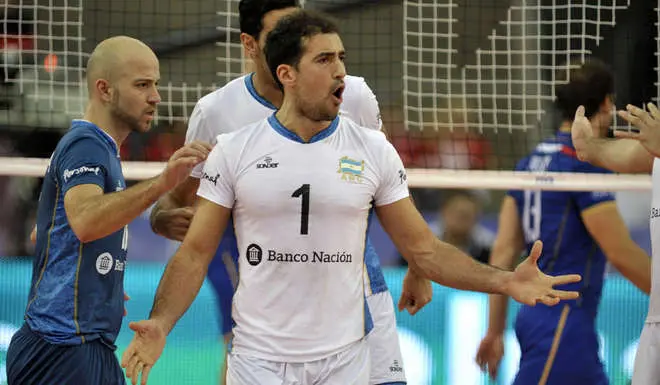 Seleccionado argentino de vóleibol perdió ante Italia un amistoso jugado en Nápoles